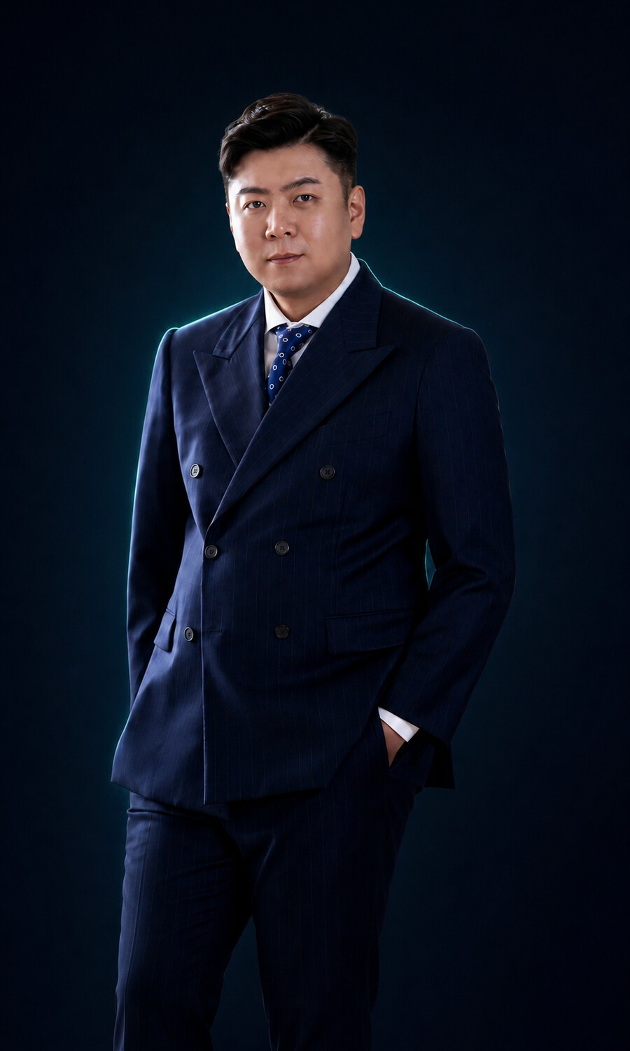 에이투엠과 크레온마케팅 윤영 CEO 정장 프로필